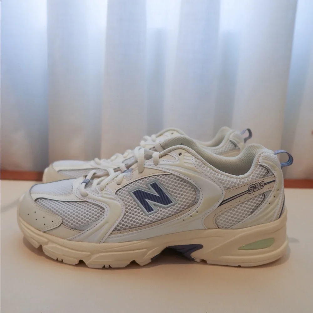 New Balance 530 Sneakers – Women’s Size 10 – Angora/Dusk Shower/Ice Blue NWOT - Picture 2 of 7